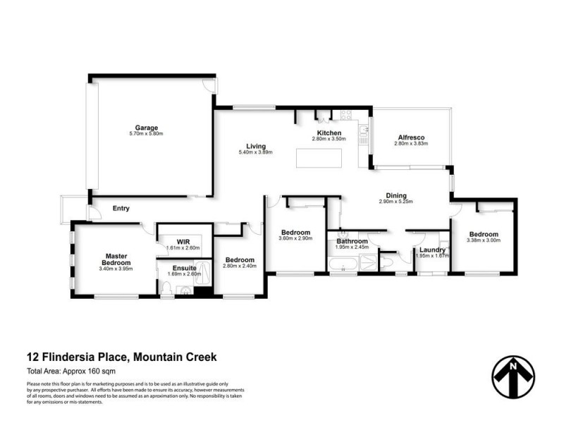 12 Flindersia Place, Mountain Creek QLD 4557 Floorplan