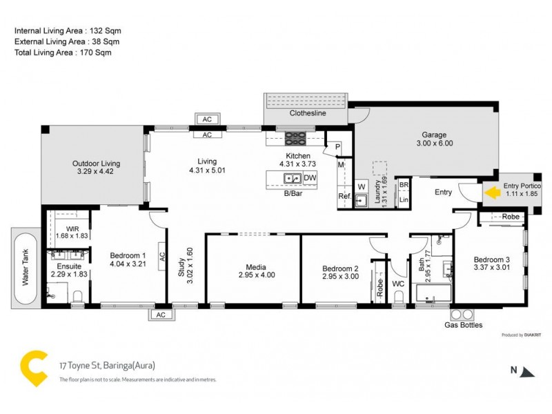 17 Toyne Street, Caloundra West QLD 4551 Floorplan