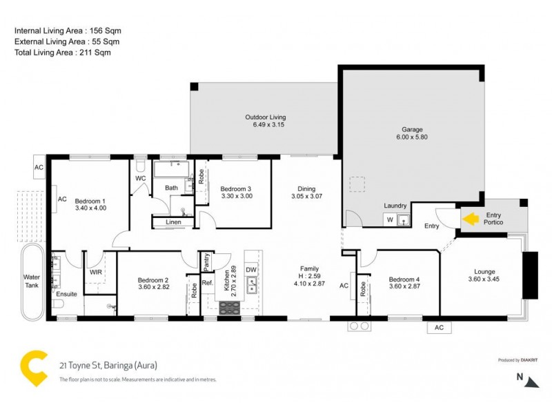 21 Toyne Street, Caloundra West QLD 4551 Floorplan