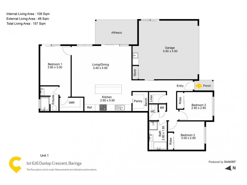 U1 & U2, L626 Dunlop Crescent, Caloundra West QLD 4551 Floorplan