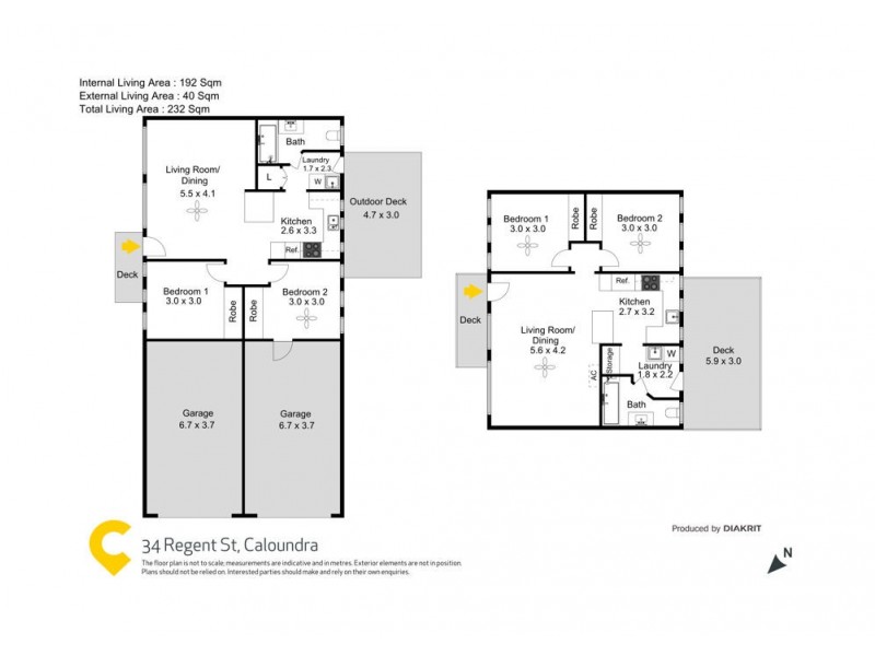 34 Regent Street, Caloundra QLD 4551 Floorplan