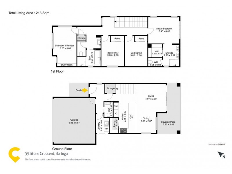 39 Stone Crescent, Caloundra West QLD 4551 Floorplan