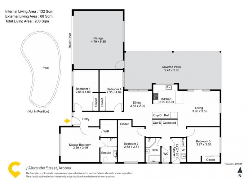 7 Alexander Street, Aroona QLD 4551 Floorplan