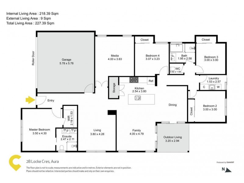 28 Locke Crescent, Caloundra West QLD 4551 Floorplan