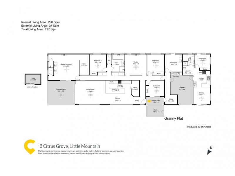 18 Citrus Grove, Little Mountain QLD 4551 Floorplan