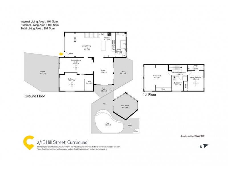 2/1e Hill Street, Currimundi QLD 4551 Floorplan