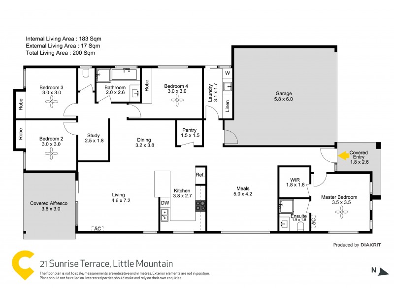 21 Sunrise Terrace, Little Mountain QLD 4551 Floorplan