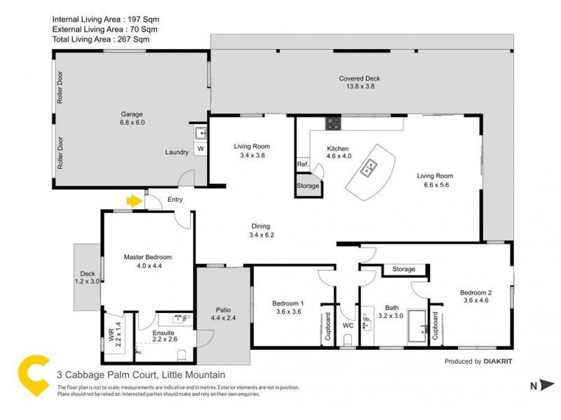 3 Cabbage Palm Court, Little Mountain QLD 4551 Floorplan