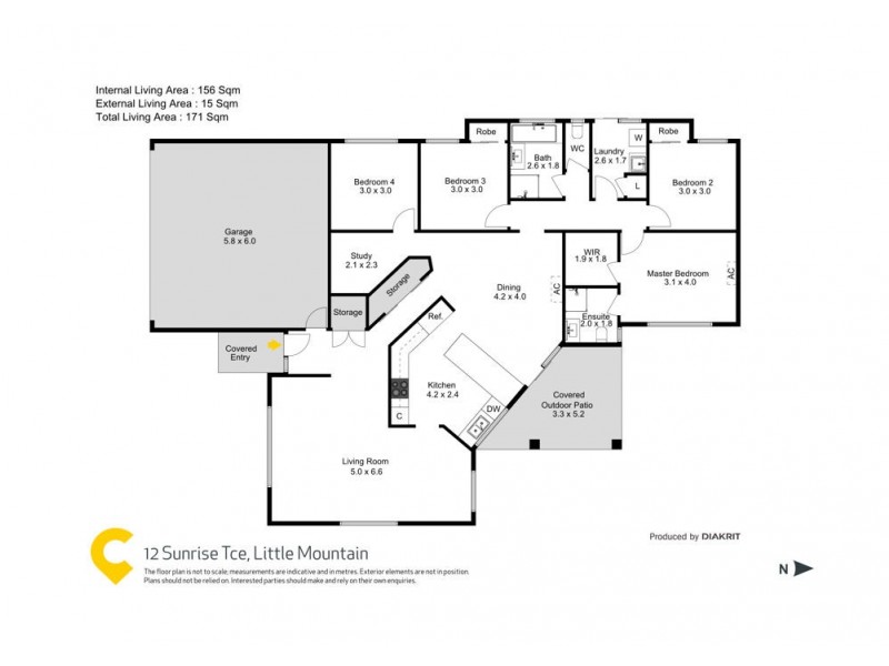 12 Sunrise Terrace, Little Mountain QLD 4551 Floorplan