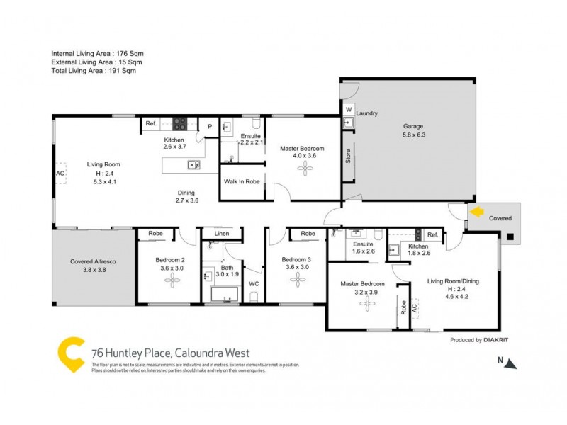 76 Huntley Place, Caloundra West QLD 4551 Floorplan