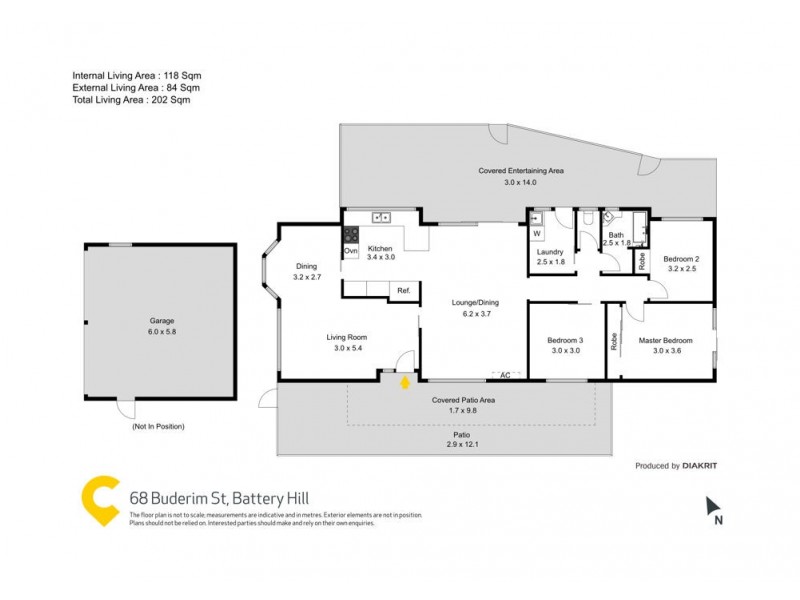 68 Buderim Street, Battery Hill QLD 4551 Floorplan