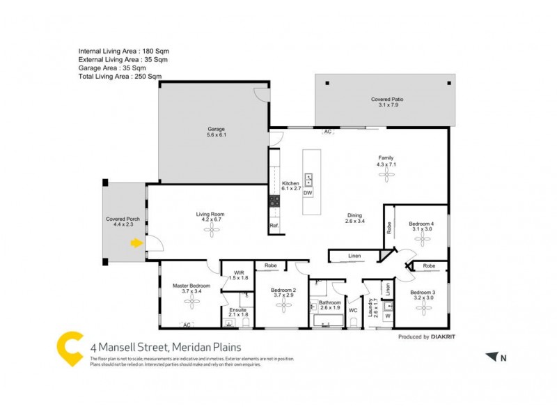 4 Mansell Street, Meridan Plains QLD 4551 Floorplan