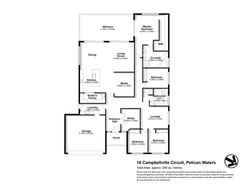 18 Campbellville Circuit, Pelican Waters QLD 4551 Floorplan