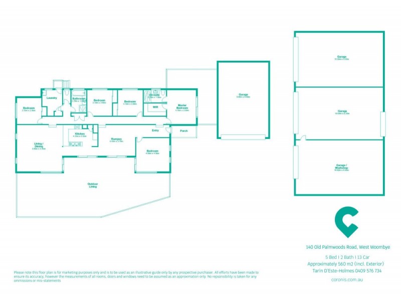 140 Old Palmwoods Road, West Woombye QLD 4559 Floorplan