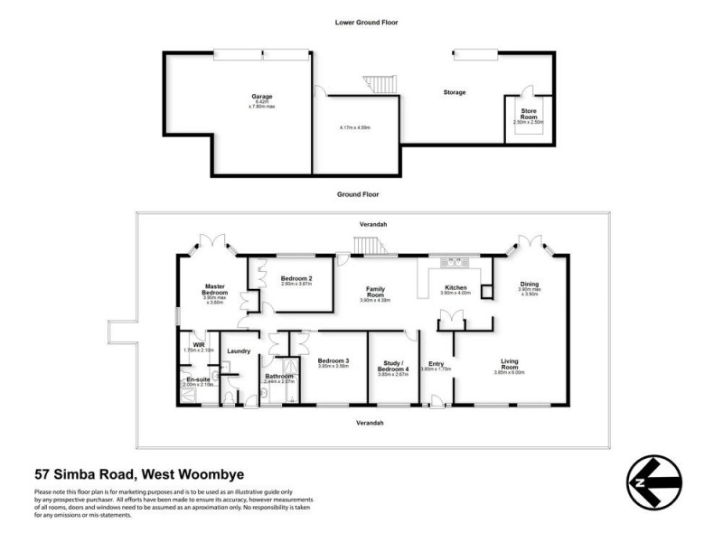 57 Simba Road, West Woombye QLD 4559 Floorplan