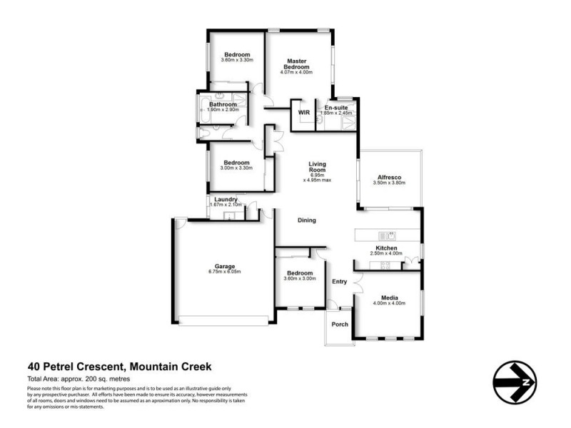 40 Petrel Crescent, Mountain Creek QLD 4557 Floorplan