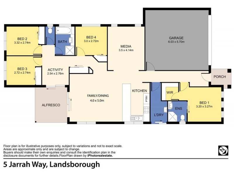 5 Jarrah Way, Landsborough QLD 4550 Floorplan