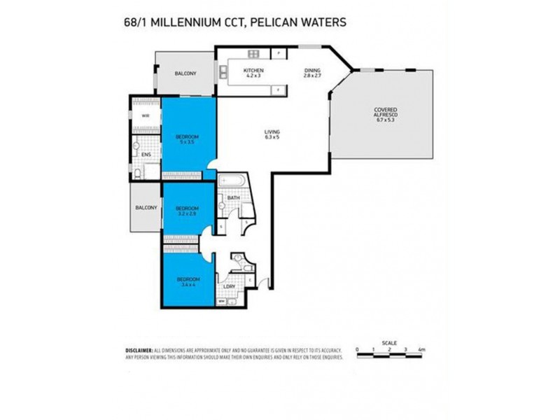 68/1 Millennium Circuit, Pelican Waters QLD 4551 Floorplan