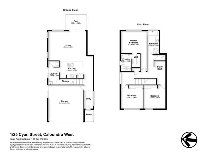 1/25 Cyan Street, Caloundra West QLD 4551 Floorplan