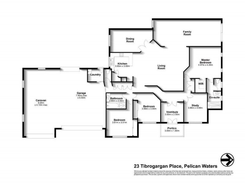 23 Tibrogargan Place, Pelican Waters QLD 4551 Floorplan