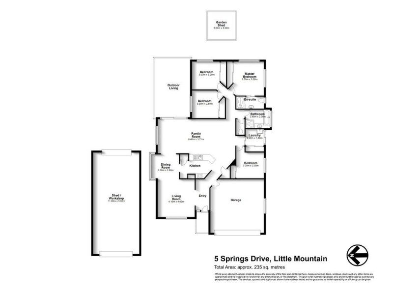 5 Springs Drive, Little Mountain QLD 4551 Floorplan