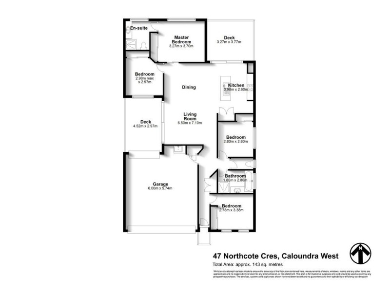 47 Northcote Crescent, Caloundra West QLD 4551 Floorplan