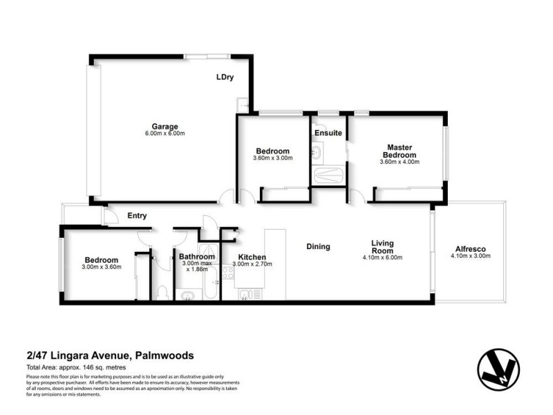 2/47 Lingara Avenue, Palmwoods QLD 4555 Floorplan