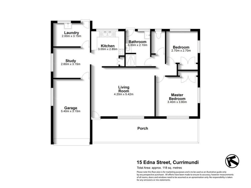 15 Edna Street, Currimundi QLD 4551 Floorplan