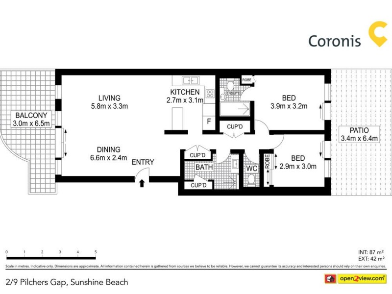 2/9 Pilchers Gap, Sunshine Beach QLD 4567 Floorplan