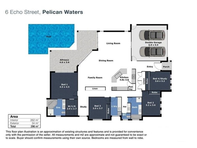 6 Echo Street, Pelican Waters QLD 4551 Floorplan