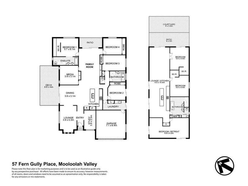 57 Fern Gully Place, Mooloolah Valley QLD 4553 Floorplan