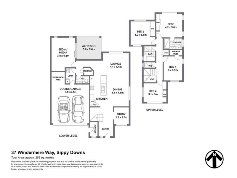 37 Windermere Way, Sippy Downs QLD 4556 Floorplan