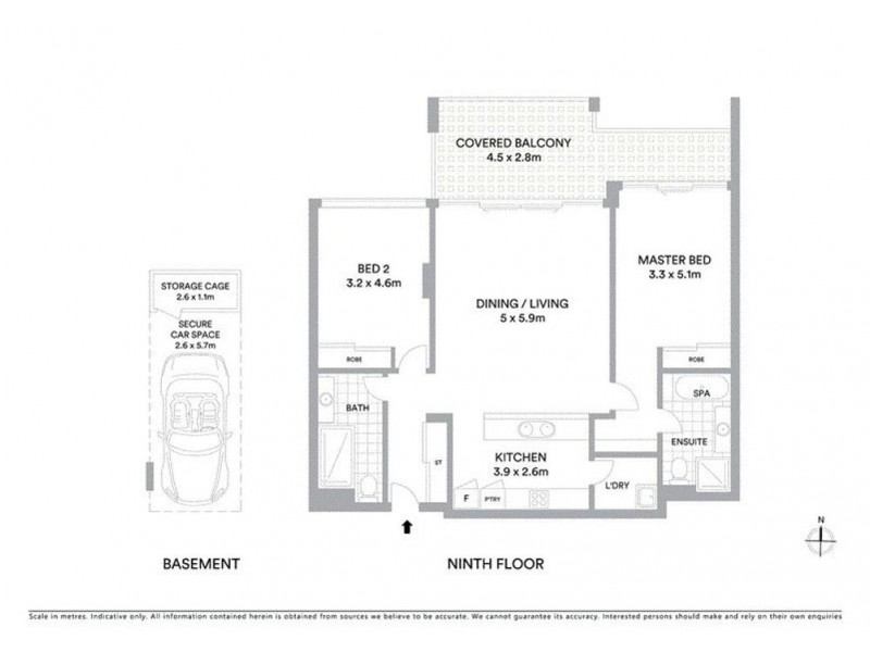 905/38 Mahogany Drive, Pelican Waters QLD 4551 Floorplan