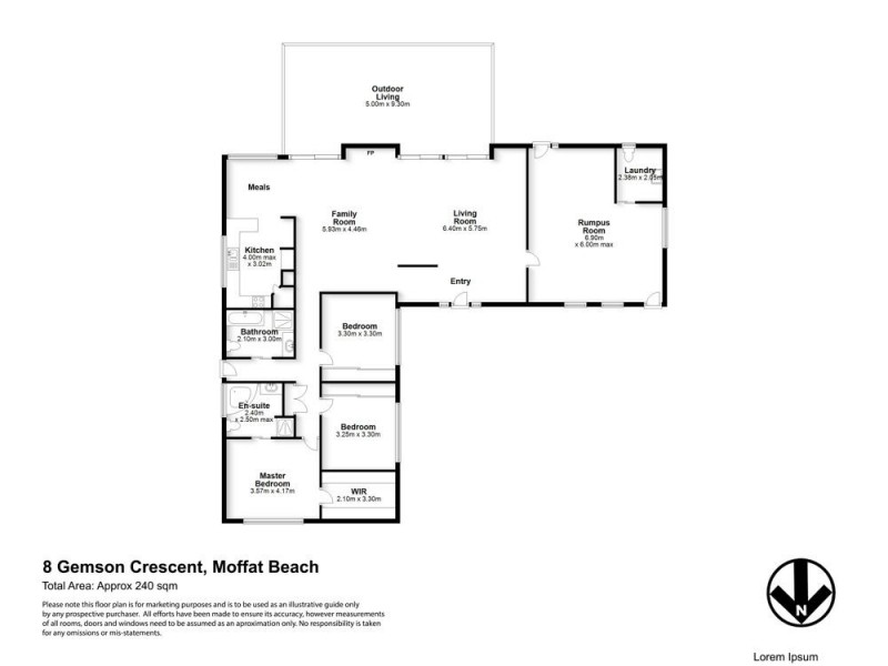 8 Gemson Crescent, Moffat Beach QLD 4551 Floorplan