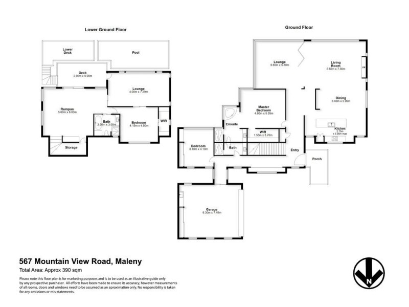 567 Mountain View Road, Maleny QLD 4552 Floorplan