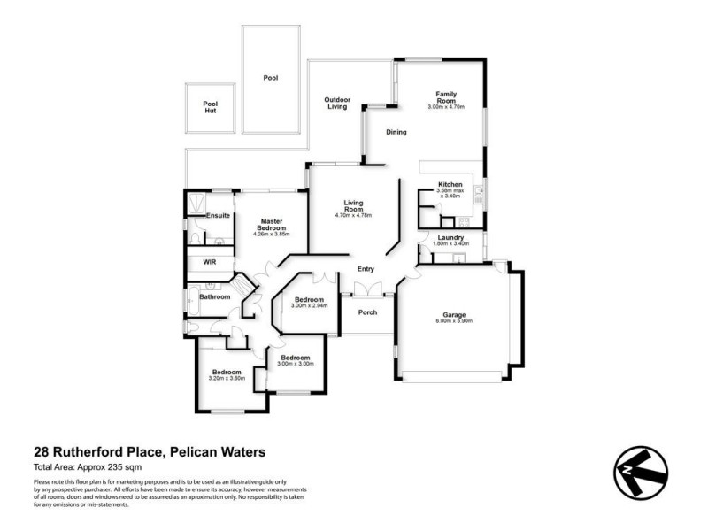 28 Rutherford Place, Pelican Waters QLD 4551 Floorplan