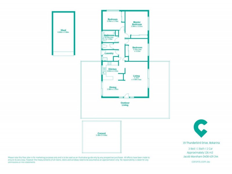 19 Thunderbird Drive, Bokarina QLD 4575 Floorplan