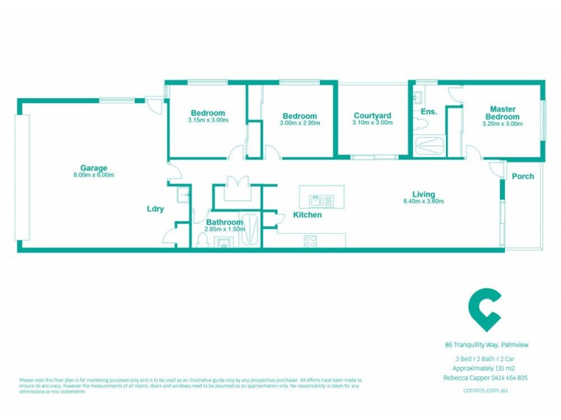 86 Tranquility Way, Palmview QLD 4553 Floorplan