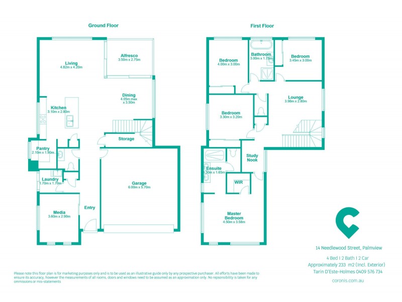 14 Needlewood Street, Palmview QLD 4553 Floorplan