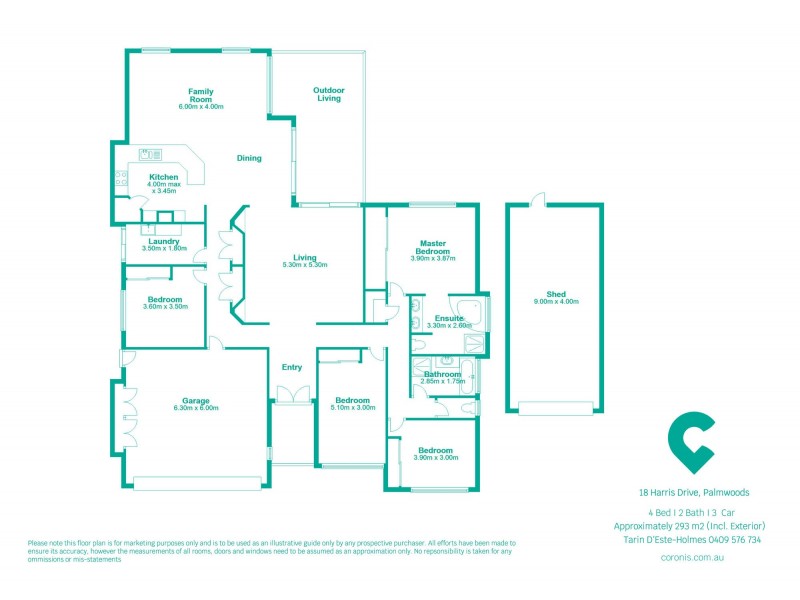 18 Harris Drive, Palmwoods QLD 4555 Floorplan