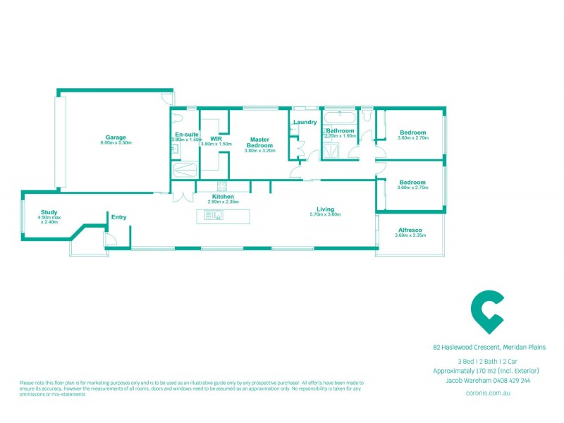 82 Haslewood Crescent, Meridan Plains QLD 4551 Floorplan