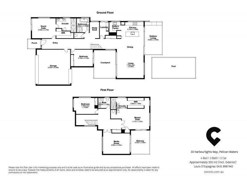 33 Harbourlights Way, Pelican Waters QLD 4551 Floorplan