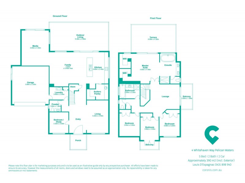 4 Whitehaven Way, Pelican Waters QLD 4551 Floorplan