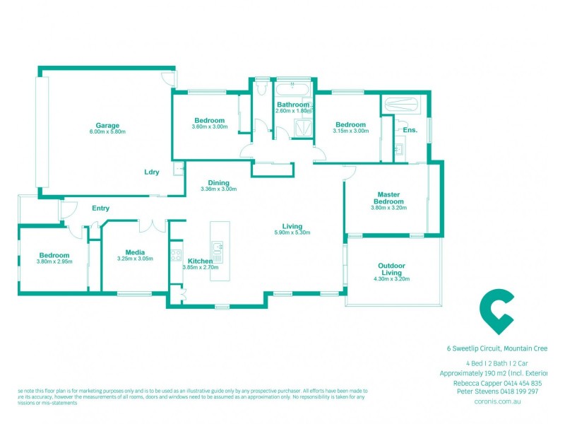 6 Sweetlip Circuit, Mountain Creek QLD 4557 Floorplan