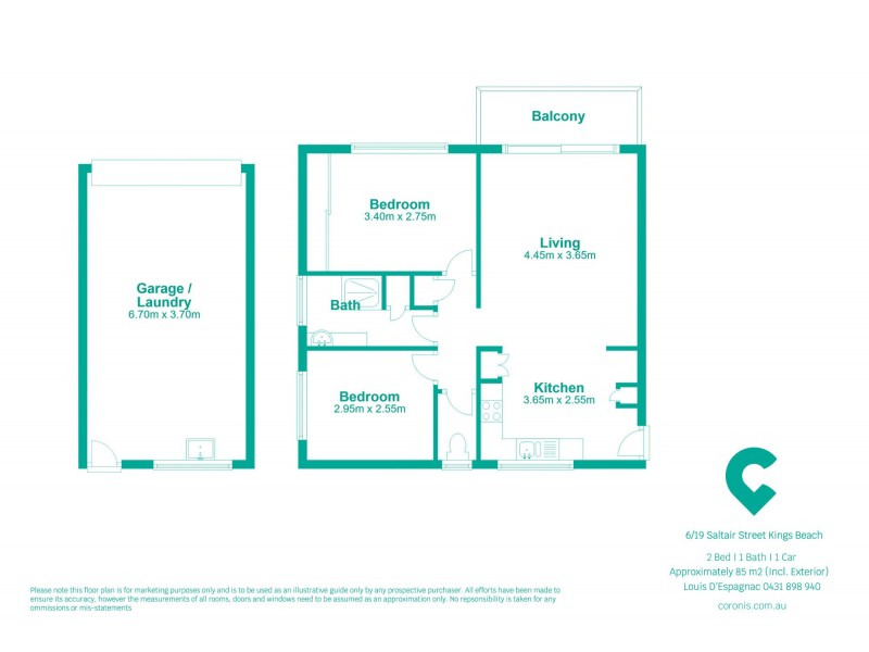 6/19 Saltair Street, Kings Beach QLD 4551 Floorplan