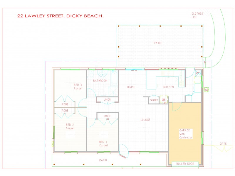 22 Lawley Street, Dicky Beach QLD 4551 Floorplan