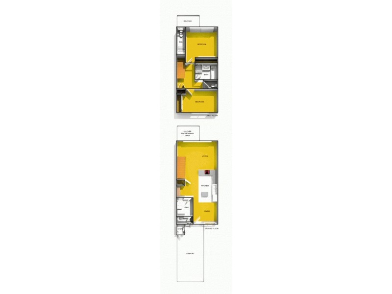 2/2 Orama Avenue, Caloundra QLD 4551 Floorplan