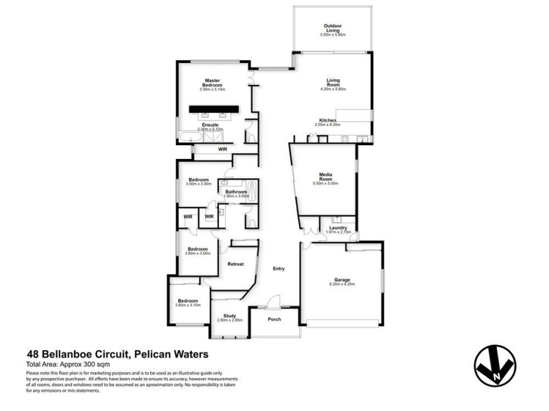 48 Bellanboe Circuit, Pelican Waters QLD 4551 Floorplan