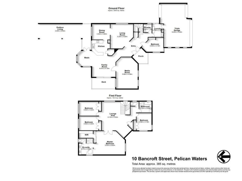 10 Bancroft Street, Pelican Waters QLD 4551 Floorplan