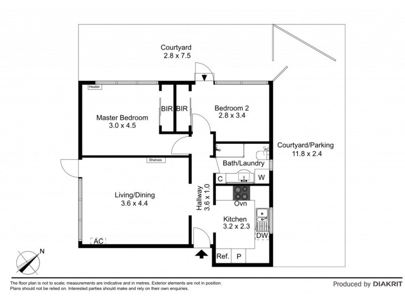 1/17 Tiuna Grove, Elwood VIC 3184 Floorplan
